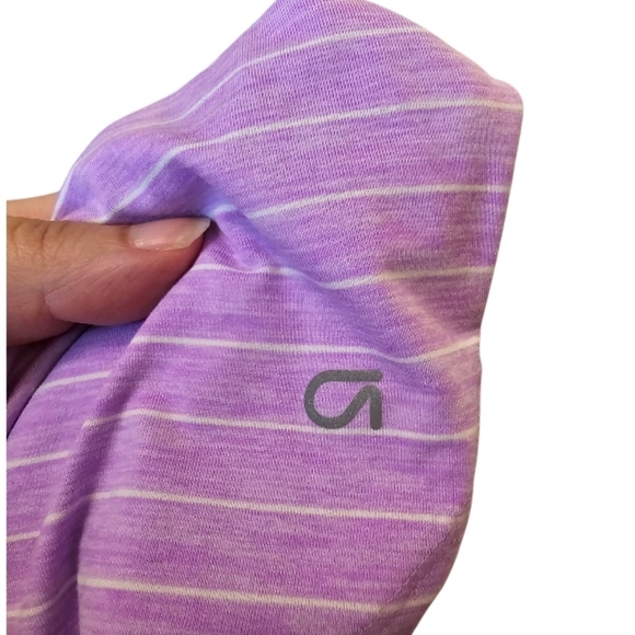Purple and White GAP Striped T-Shirt - Picture 5 of 6